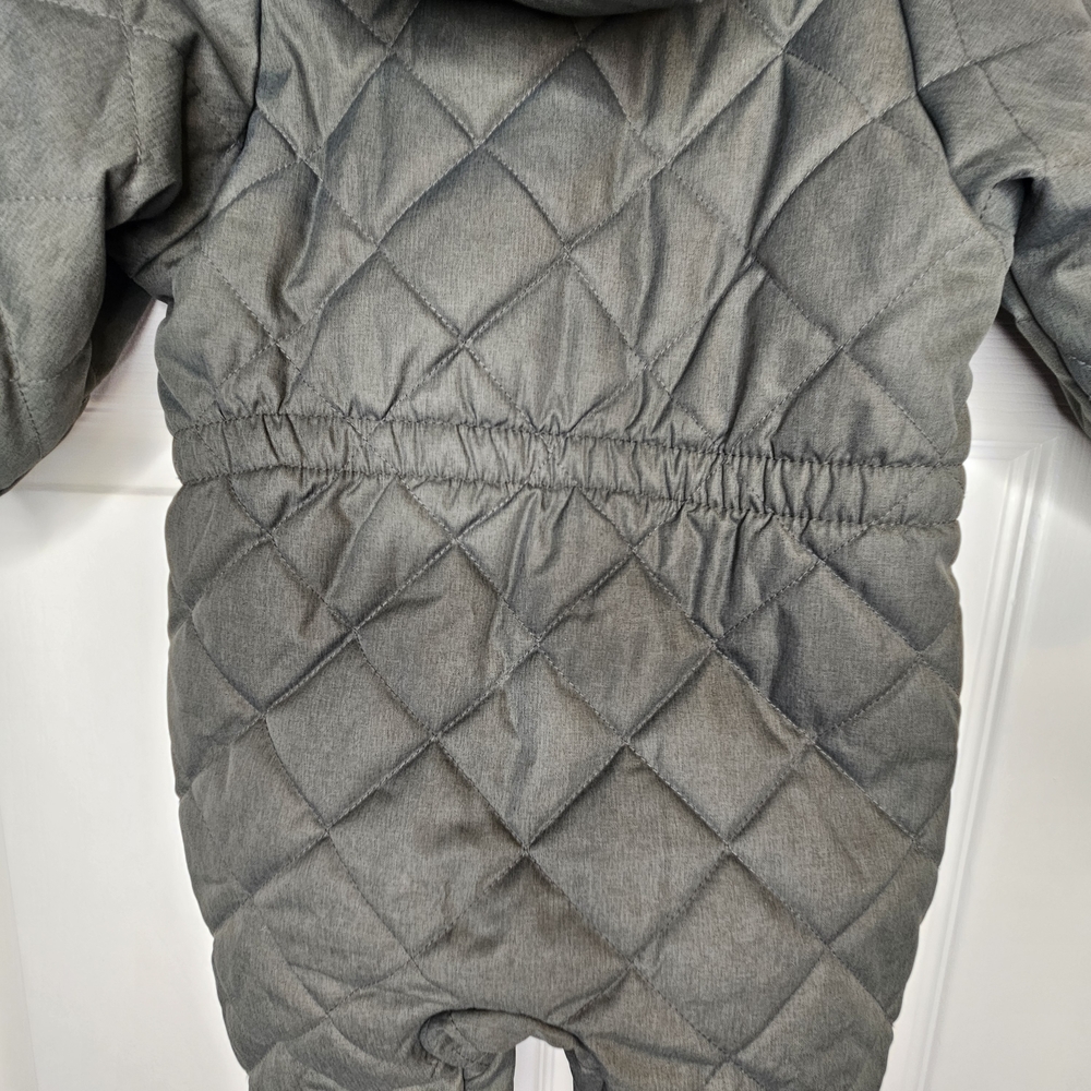 Columbia Baby Snowsuit 6-12M Quilted Bunting Suit Puffer Cozy Olive Green - Picture 16 of 16